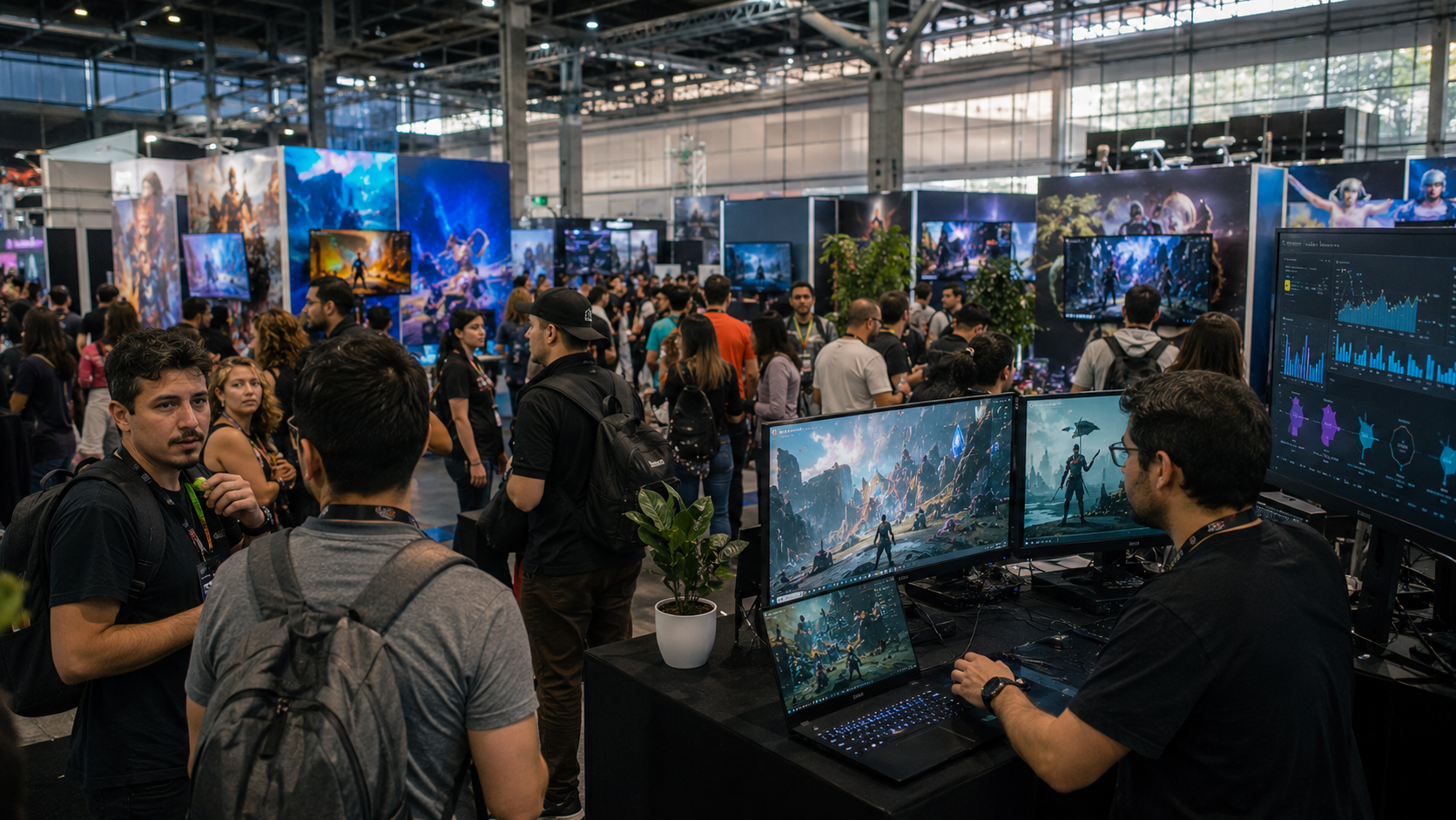 Convención de juegos en pleno auge